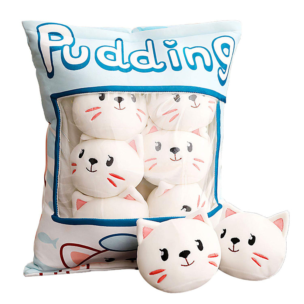 Cat Pudding Snack Pillow