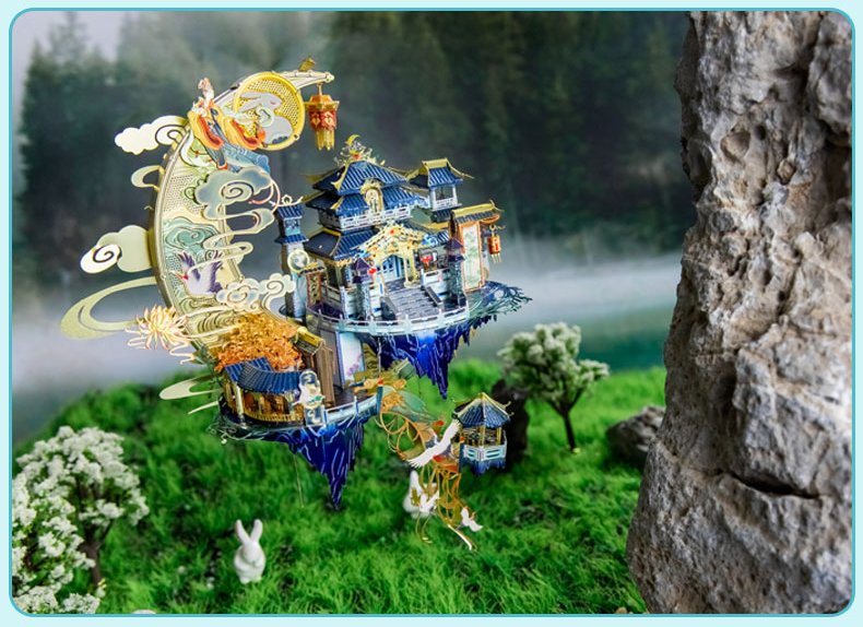 Moon Palace Metal 3D Puzzle Kit