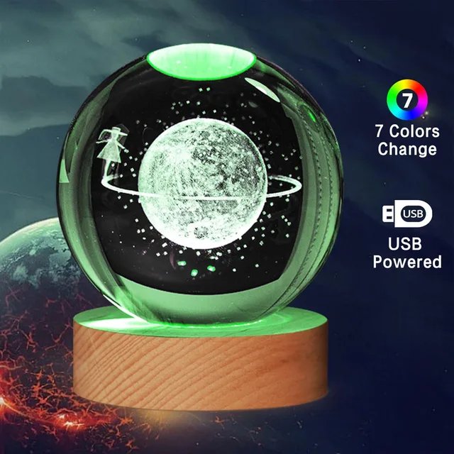 Cosmic Crystal Ball LED Night Light