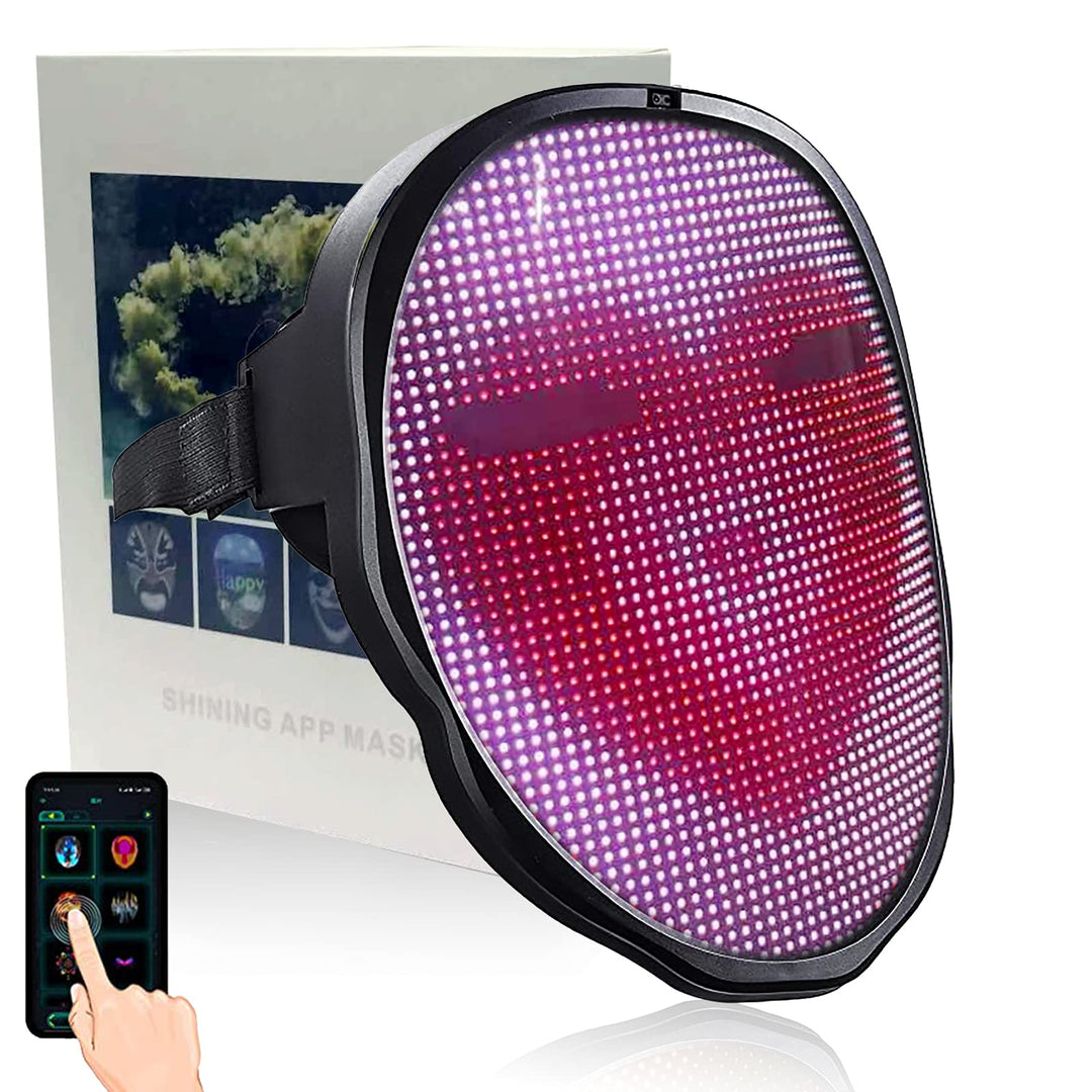 The Many Faced Avatar LED Customizable Face Mask
