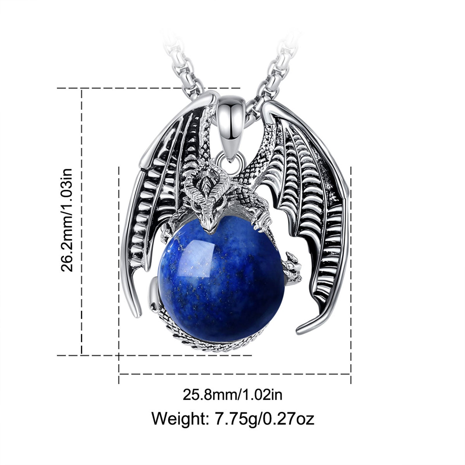 Dragonsoul Orb Gemstone Necklace