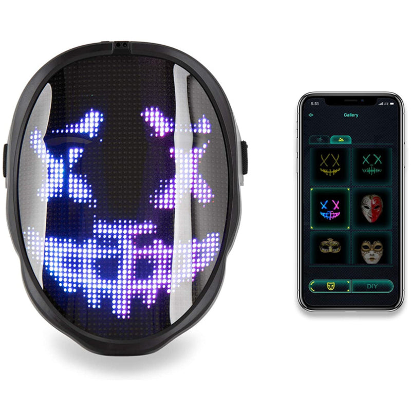 The Many Faced Avatar LED Customizable Face Mask