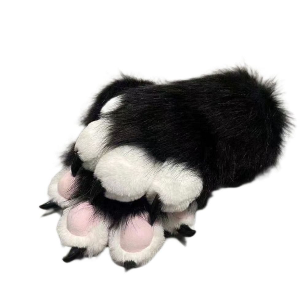 Plush Cat Paw Gloves