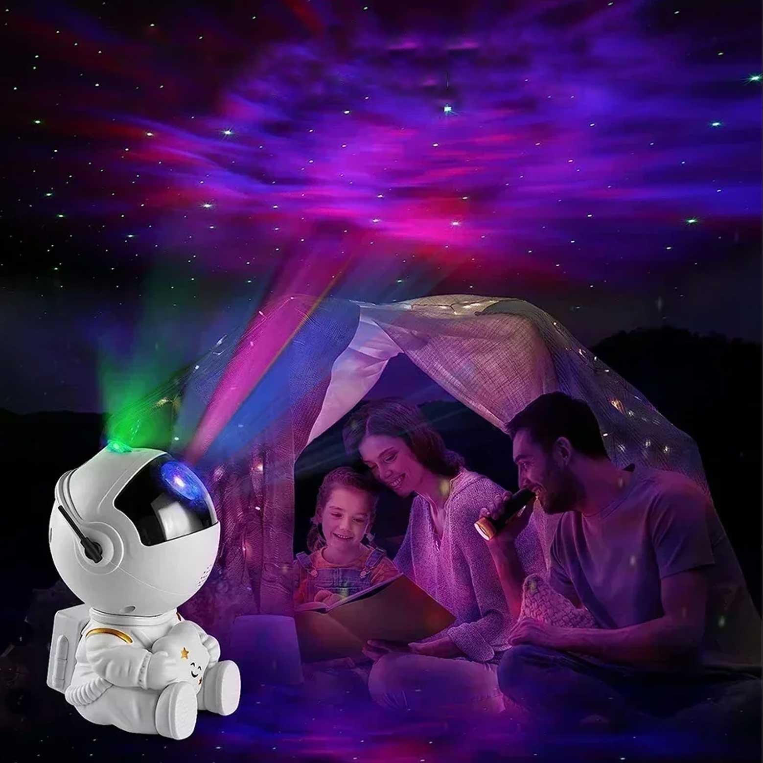 Astronaut Nebula & Stars LED Projector