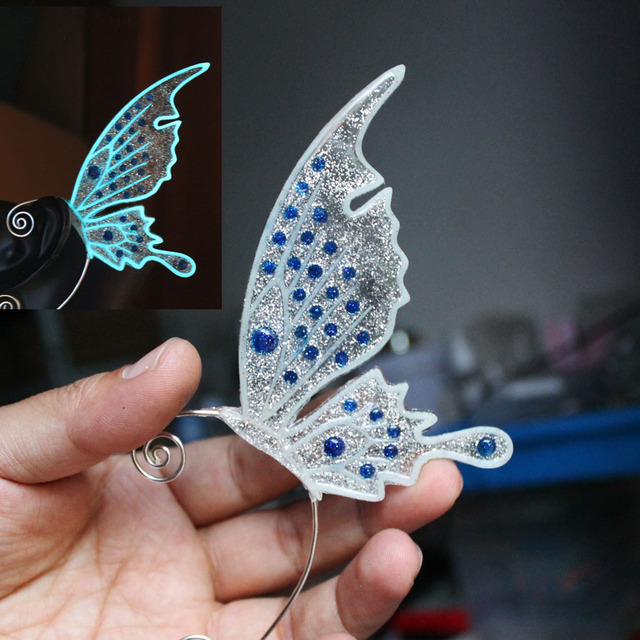 Glow in the Dark Faerie Wings Ear Cuffs