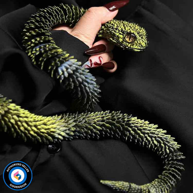 3D Printed Snake Sensory Fidget Toy