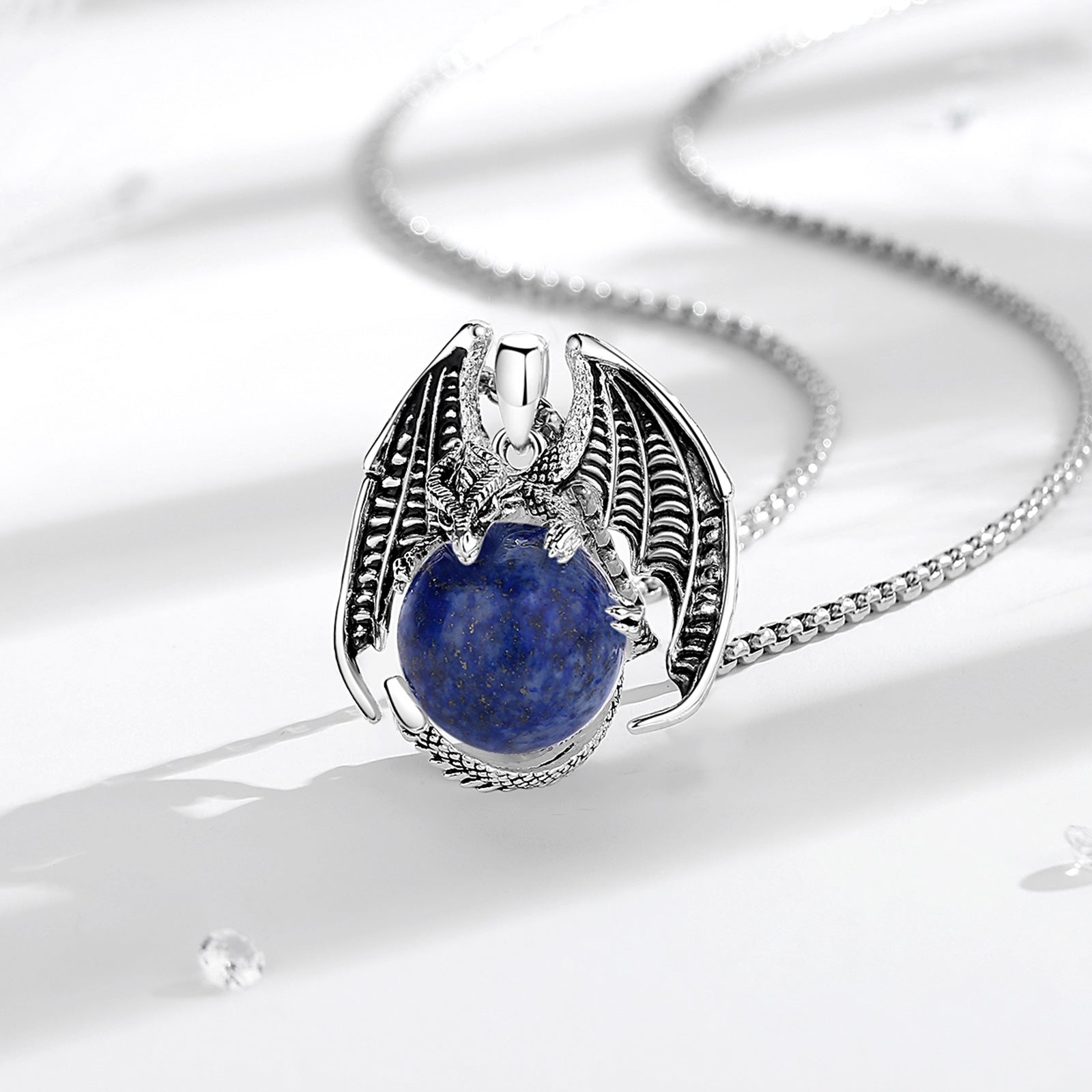 Dragonsoul Orb Gemstone Necklace