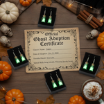 Ghost in the Bottle Glow in the Dark Earrings