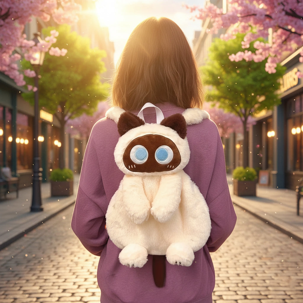 Kawaii Cat Backpack and Cross Body Bags