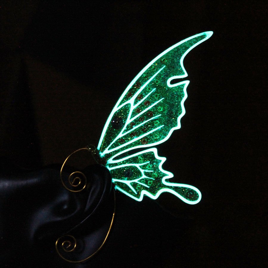 Glow in the Dark Faerie Wings Ear Cuffs