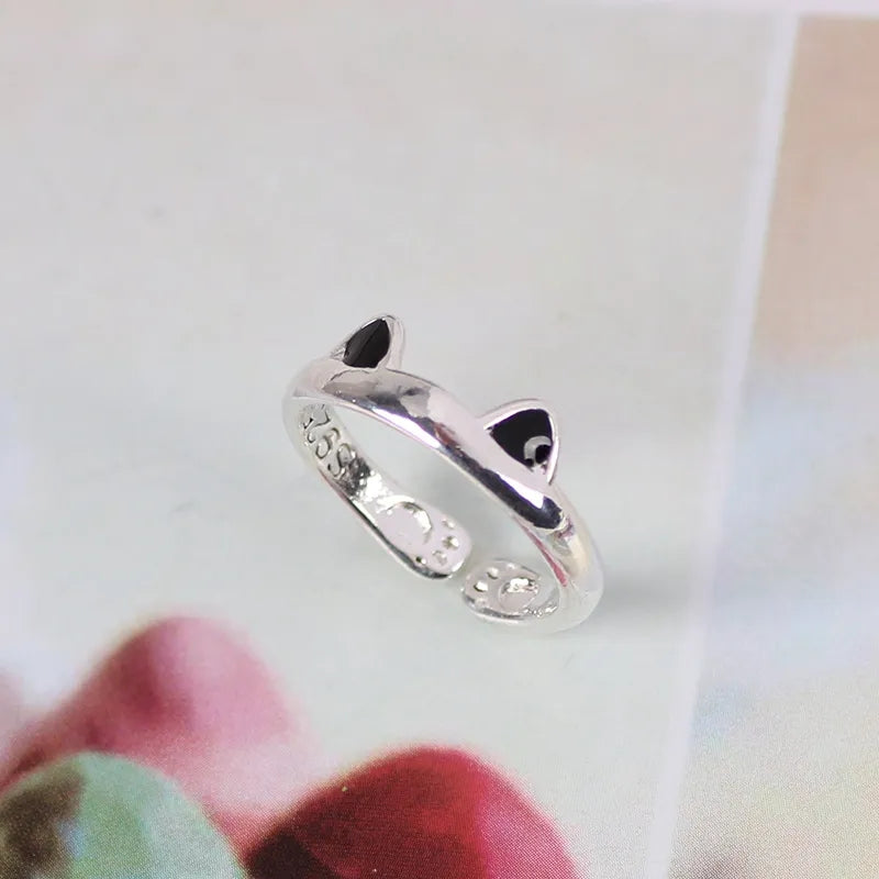 Adjustable Cat Paw Rings