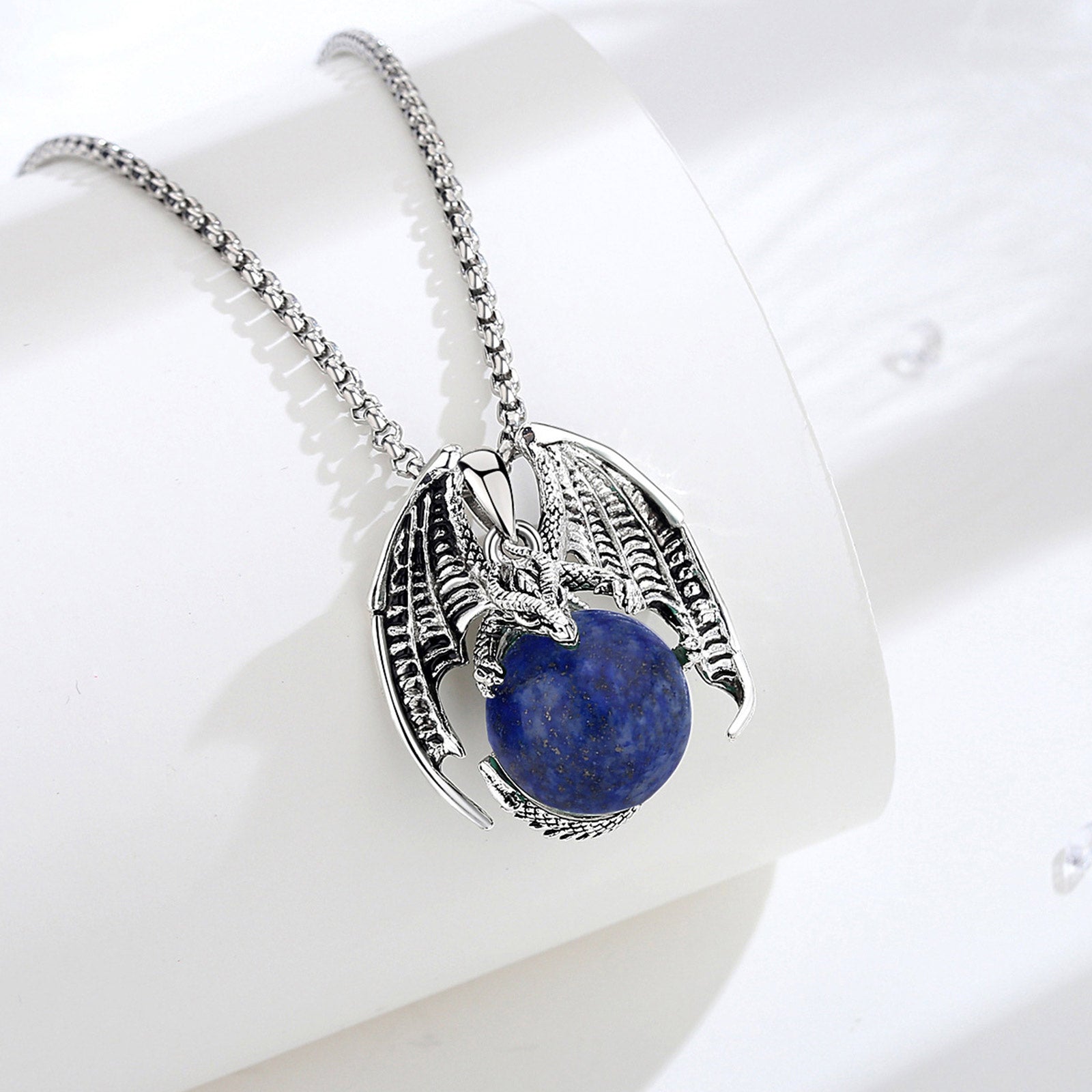 Dragonsoul Orb Gemstone Necklace