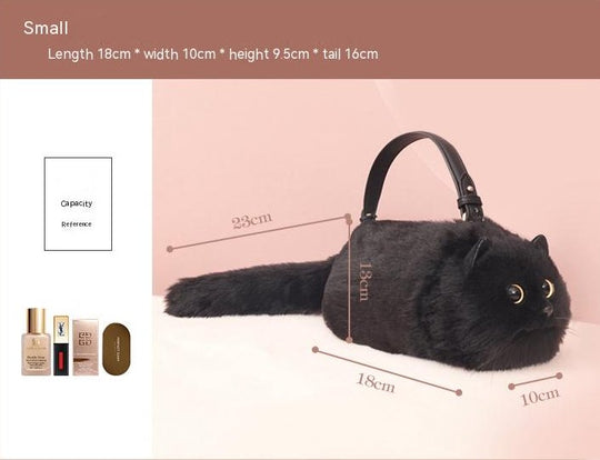 Handmade Cat Plush Handbag – Wyvern's Hoard