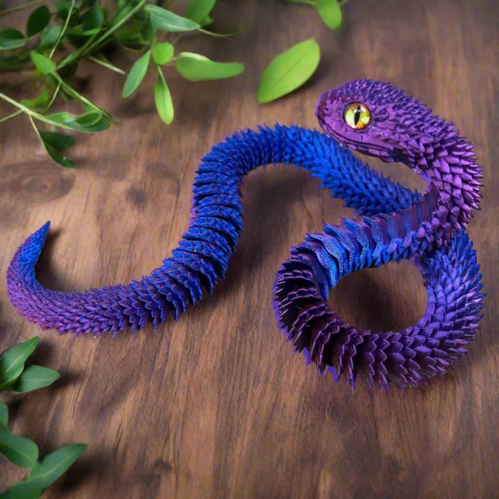 3D Printed Snake Sensory Fidget Toy