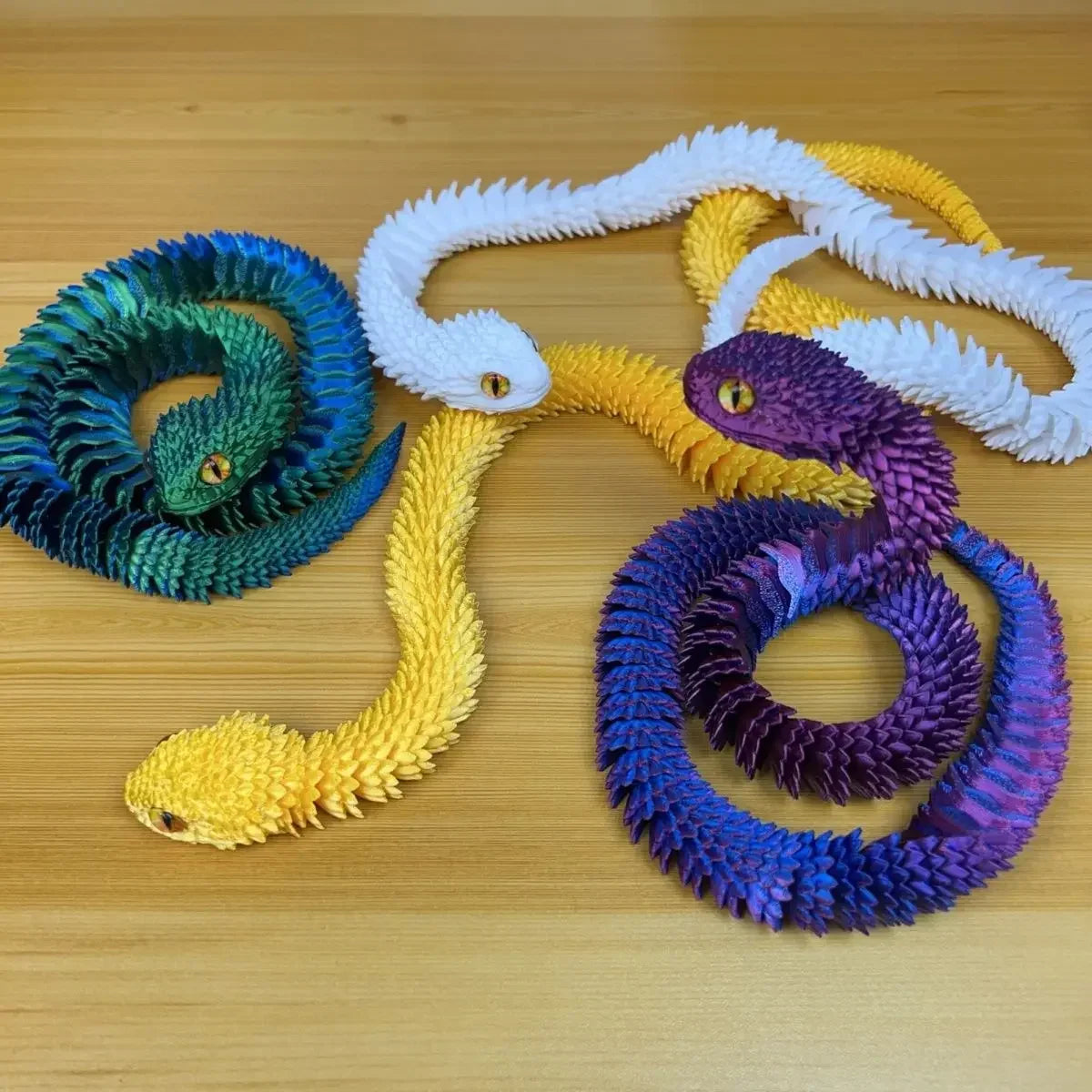 3D Printed Snake Sensory Fidget Toy