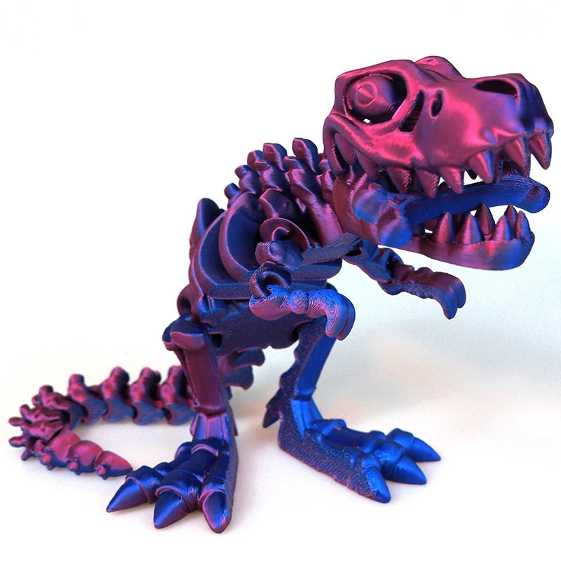 Fully Articulated 3D Printed T-Rex Toy