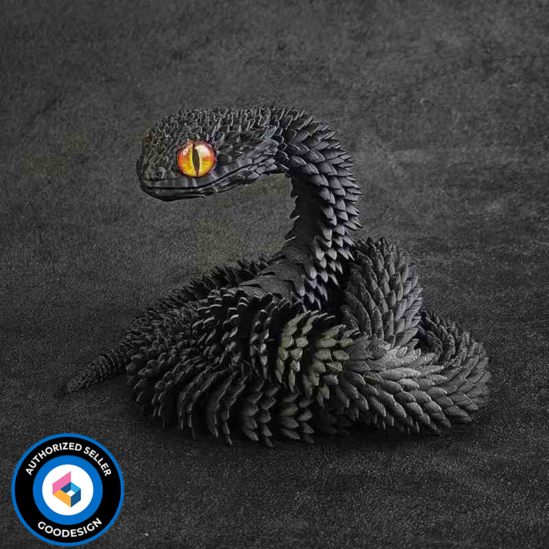 3D Printed Snake Sensory Fidget Toy