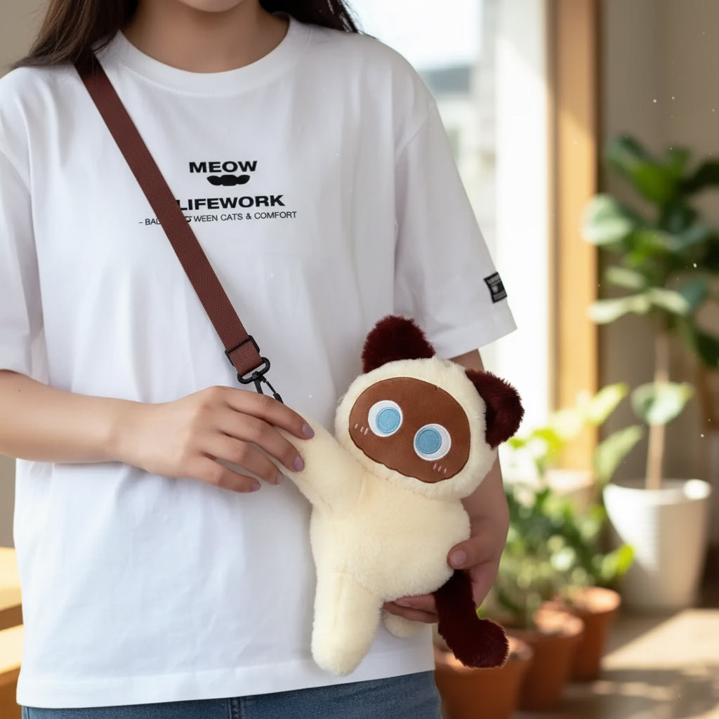 Kawaii Cat Backpack and Cross Body Bags