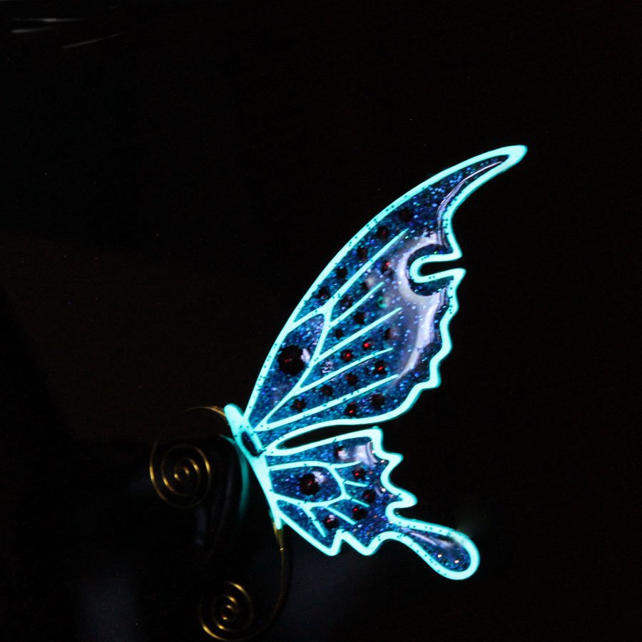 Glow in the Dark Faerie Wings Ear Cuffs