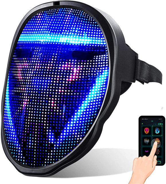 The Many Faced Avatar LED Customizable Face Mask