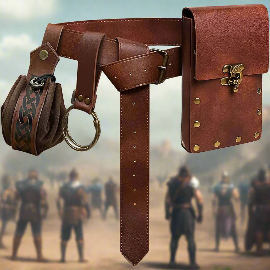 Adventurer's Utility Leather Belt