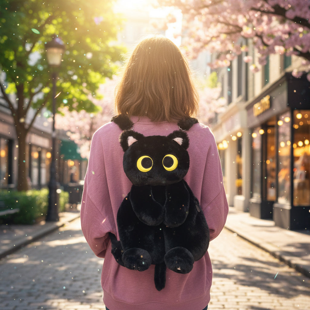 Kawaii Cat Backpack and Cross Body Bags