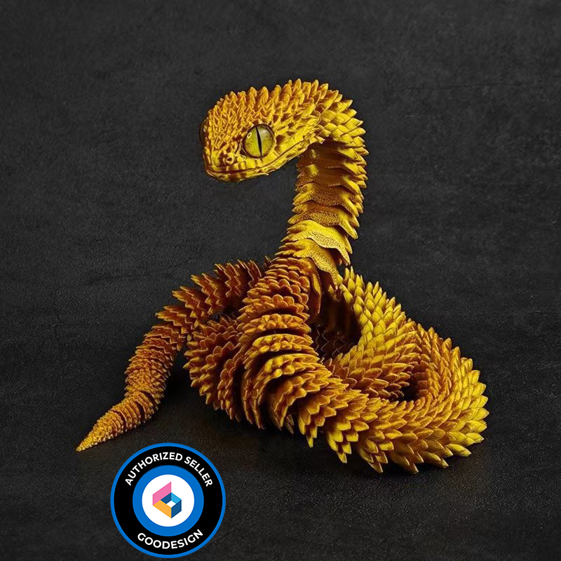 3D Printed Snake Sensory Fidget Toy