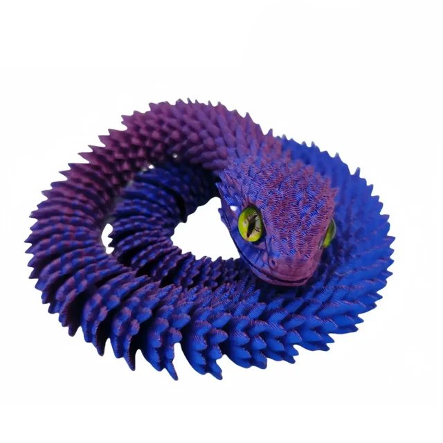 3D Printed Snake Sensory Fidget Toy