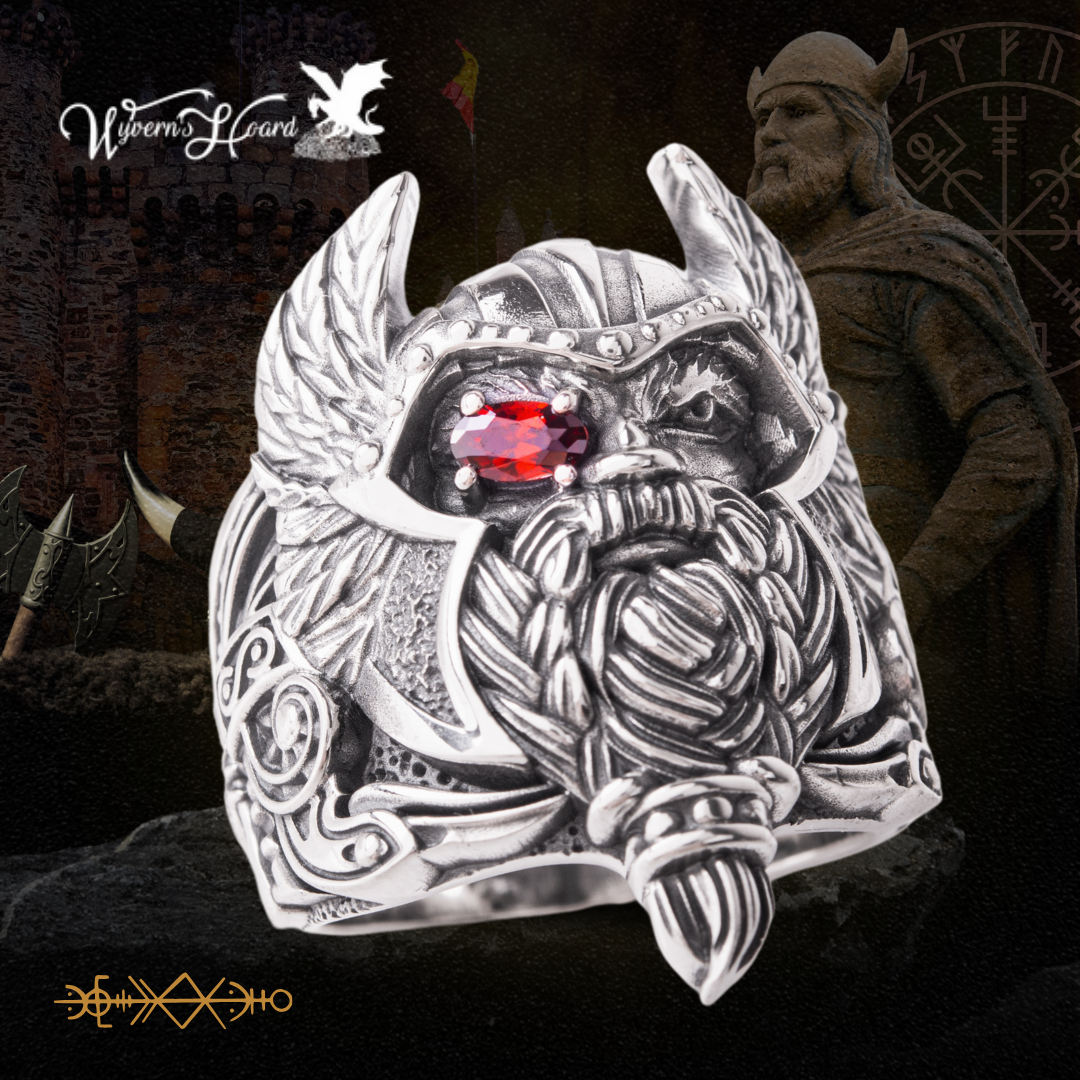 Odin The Allfather Handcrafted Ring