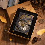 Handcrafted Steampunk Notebook & Writing Set