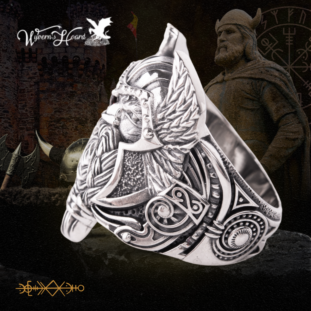 Odin The Allfather Handcrafted Ring