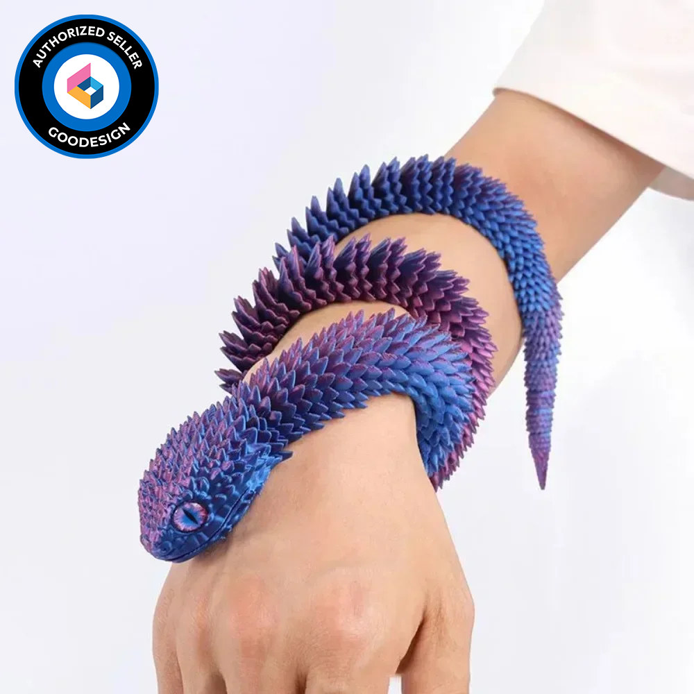 3D Printed Snake Sensory Fidget Toy