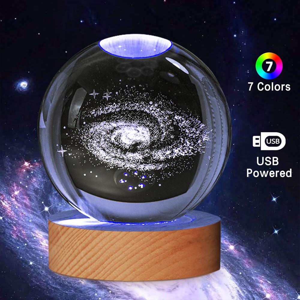 Cosmic Crystal Ball LED Night Light