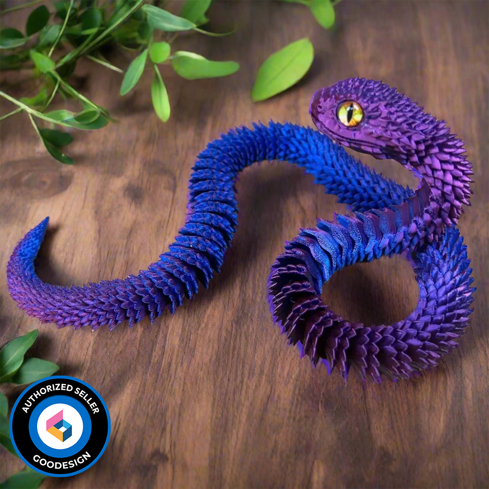 3D Printed Snake Sensory Fidget Toy