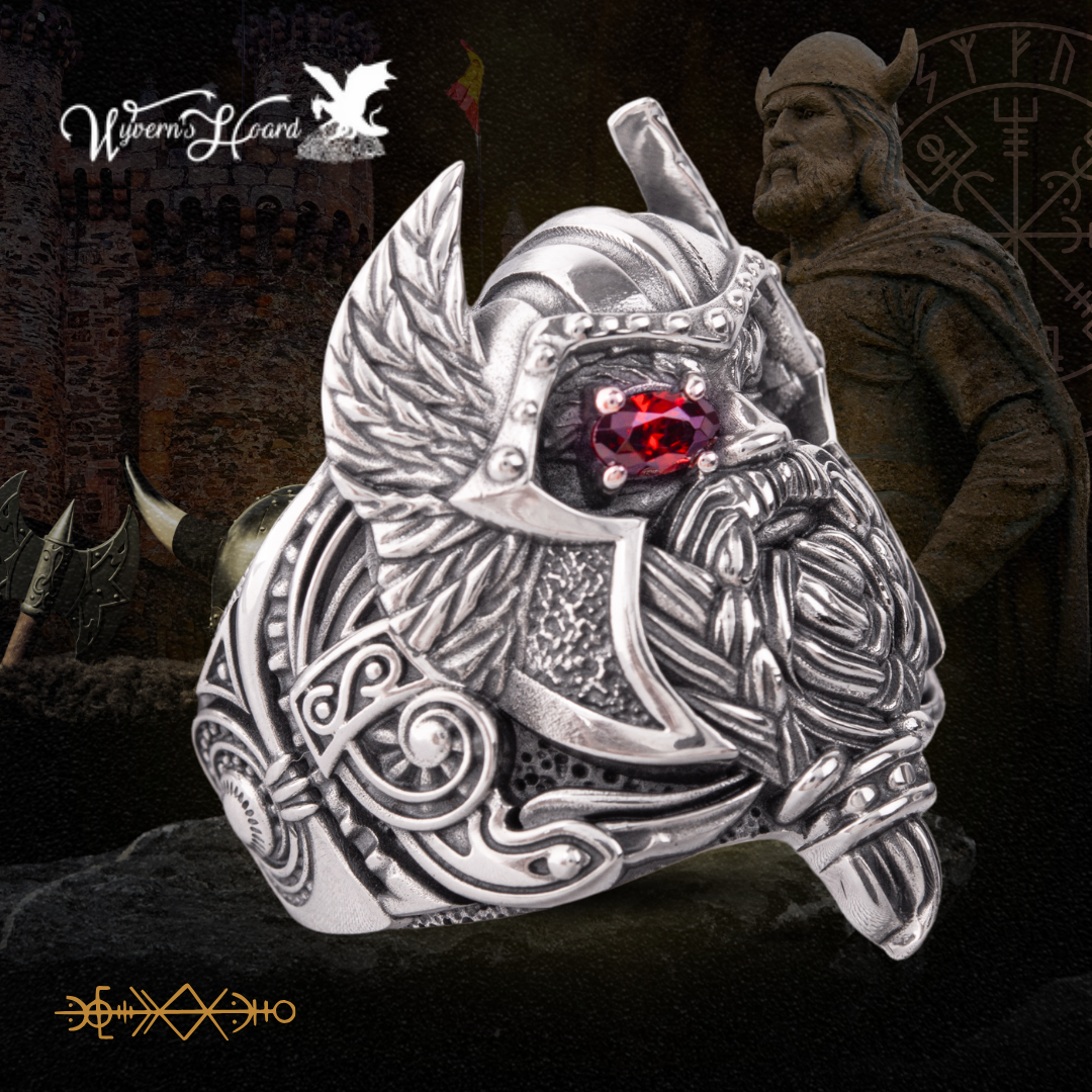 Odin The Allfather Handcrafted Ring