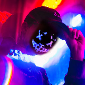 The Many Faced Avatar LED Customizable Face Mask