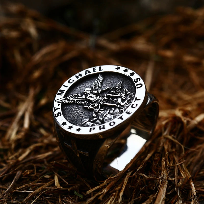 St Michael the Protector Ring