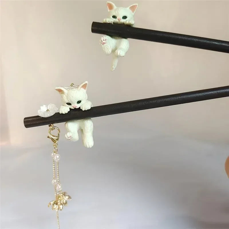 Clingy Kitten Hair Stick