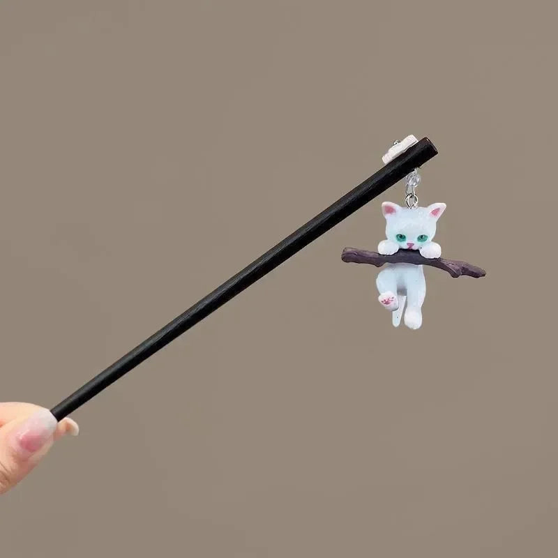 Clingy Kitten Hair Stick