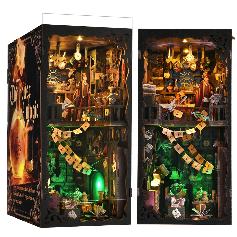 Magical Homes Book Nook Miniature Kit