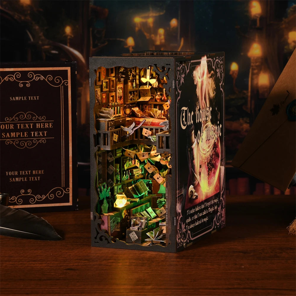 Magical Homes Book Nook Miniature Kit