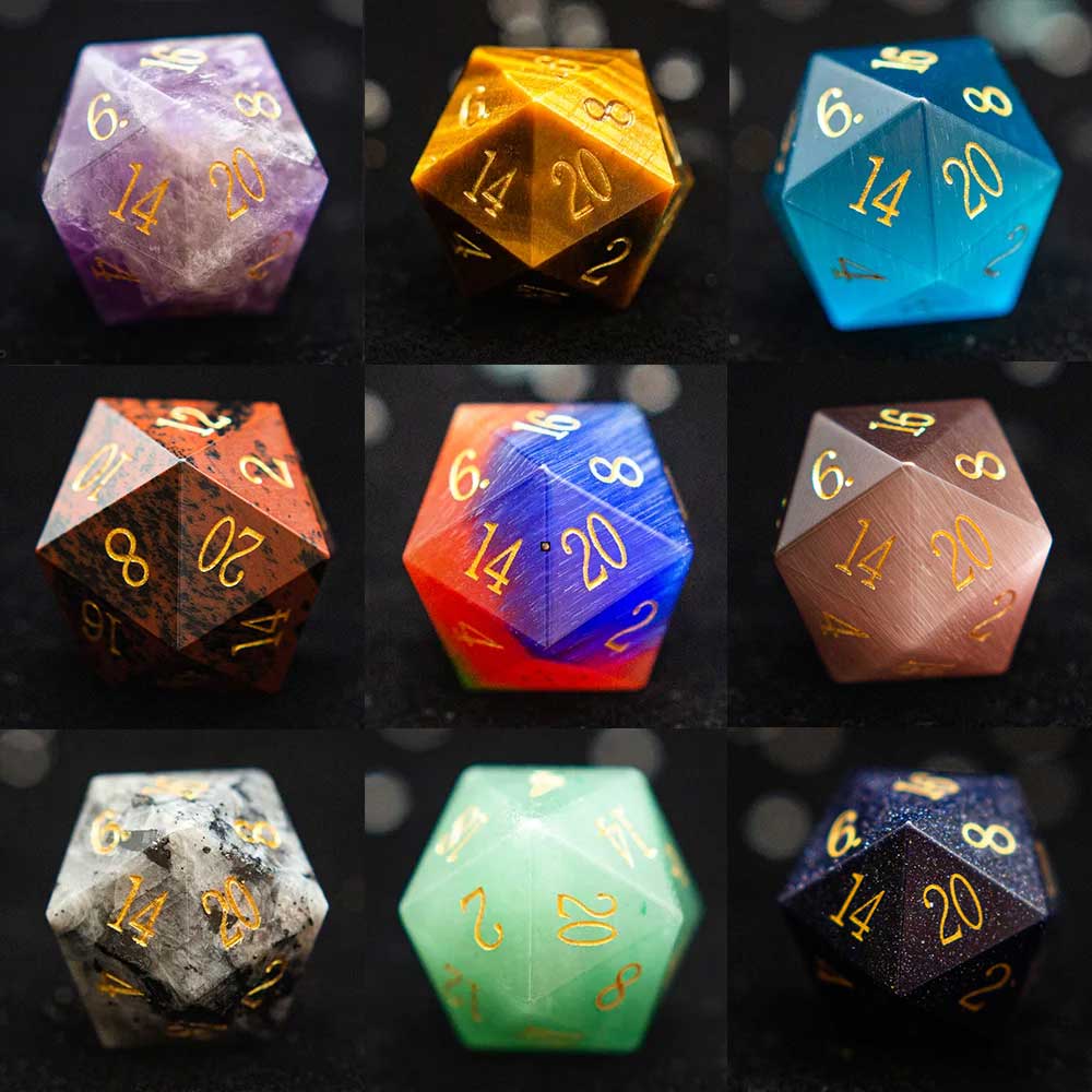 Mystic Stone Polyhedral Dice Sets