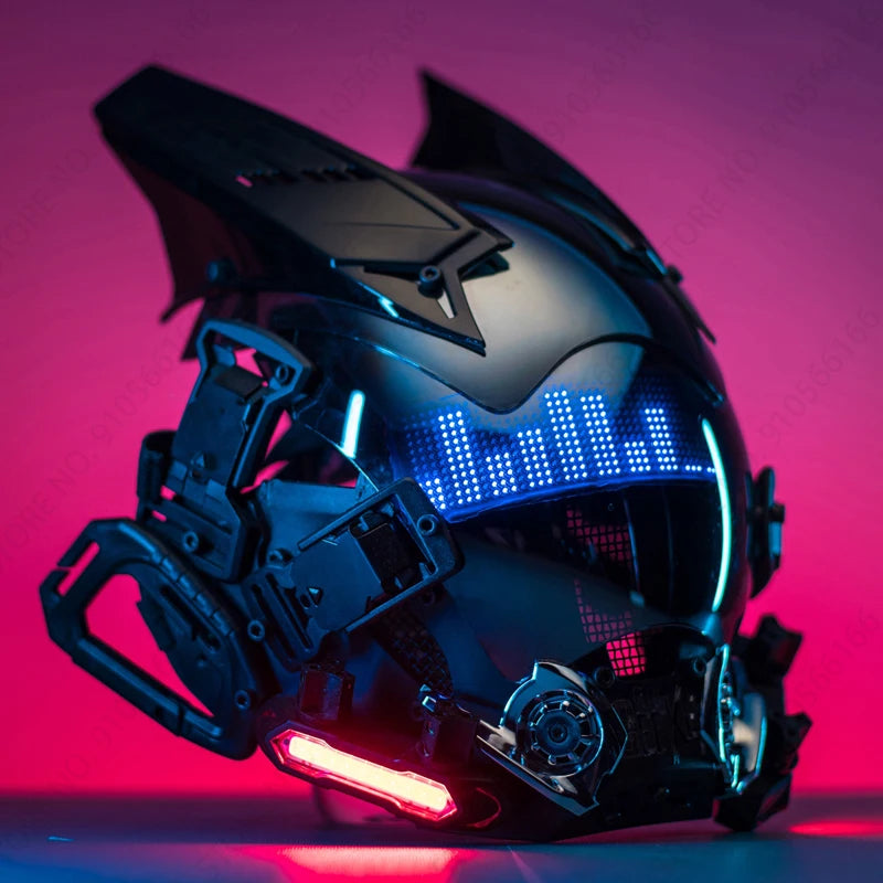 Cyberpunk Sentai Customizable LED Helmet