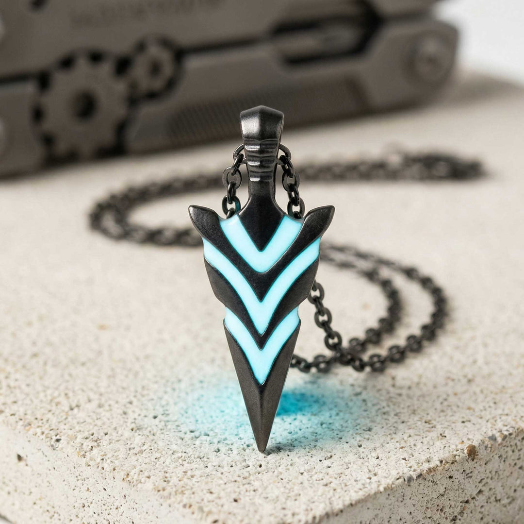 Glow In The Dark Arrowhead Necklaces