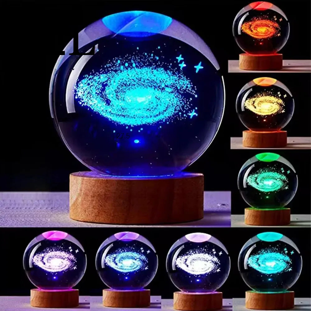 Cosmic Crystal Ball LED Night Light