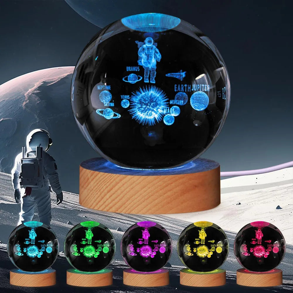 Cosmic Crystal Ball LED Night Light