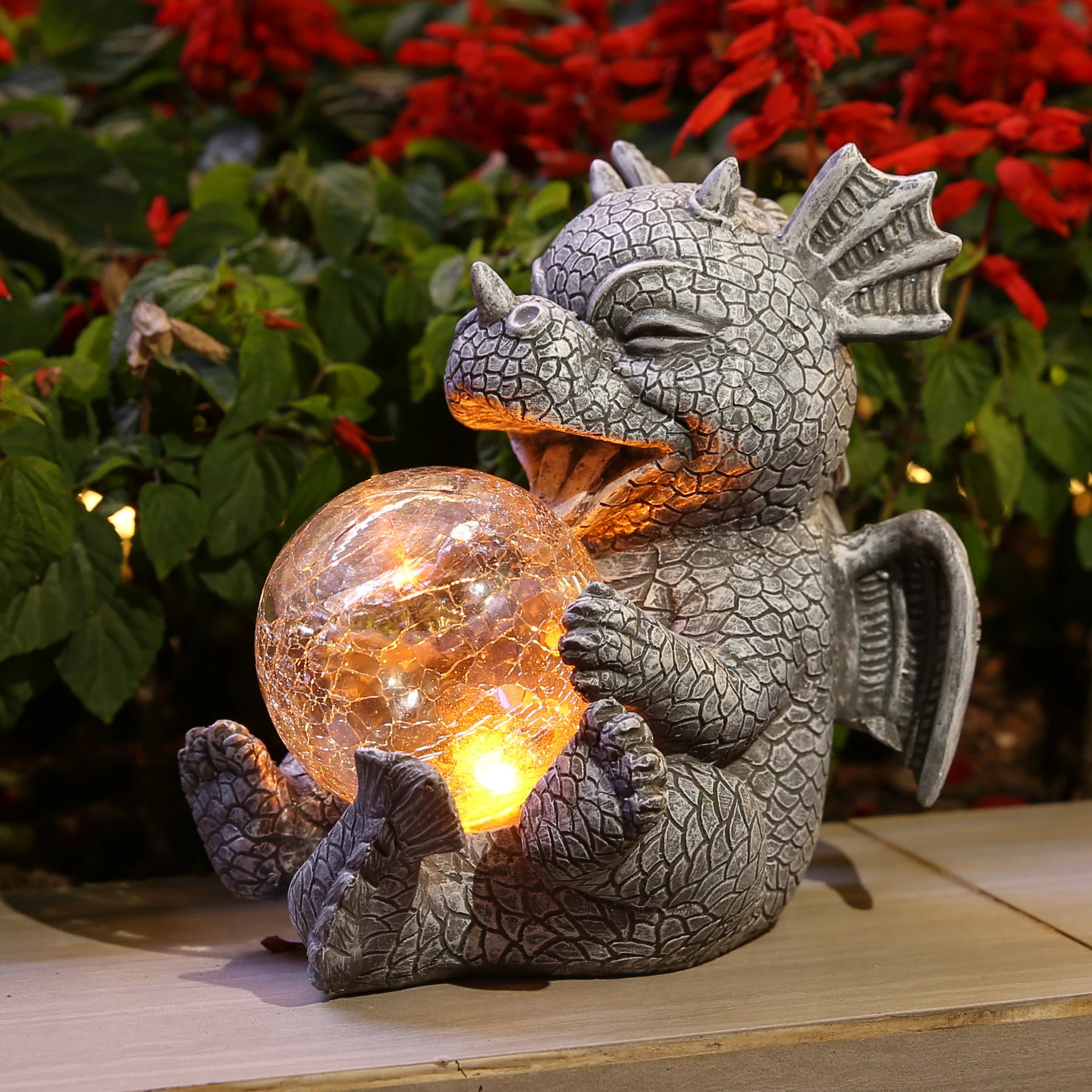 Happy Baby Dragon Solar Light – Wyvern's Hoard