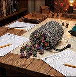 Handmade Chainmail Dice Bag