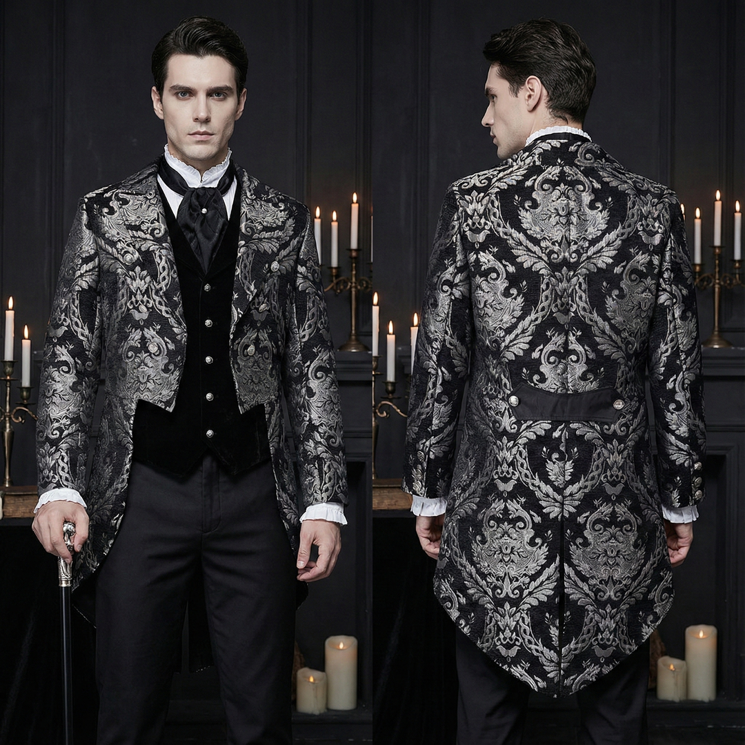 Nocturne Damask Tailcoat