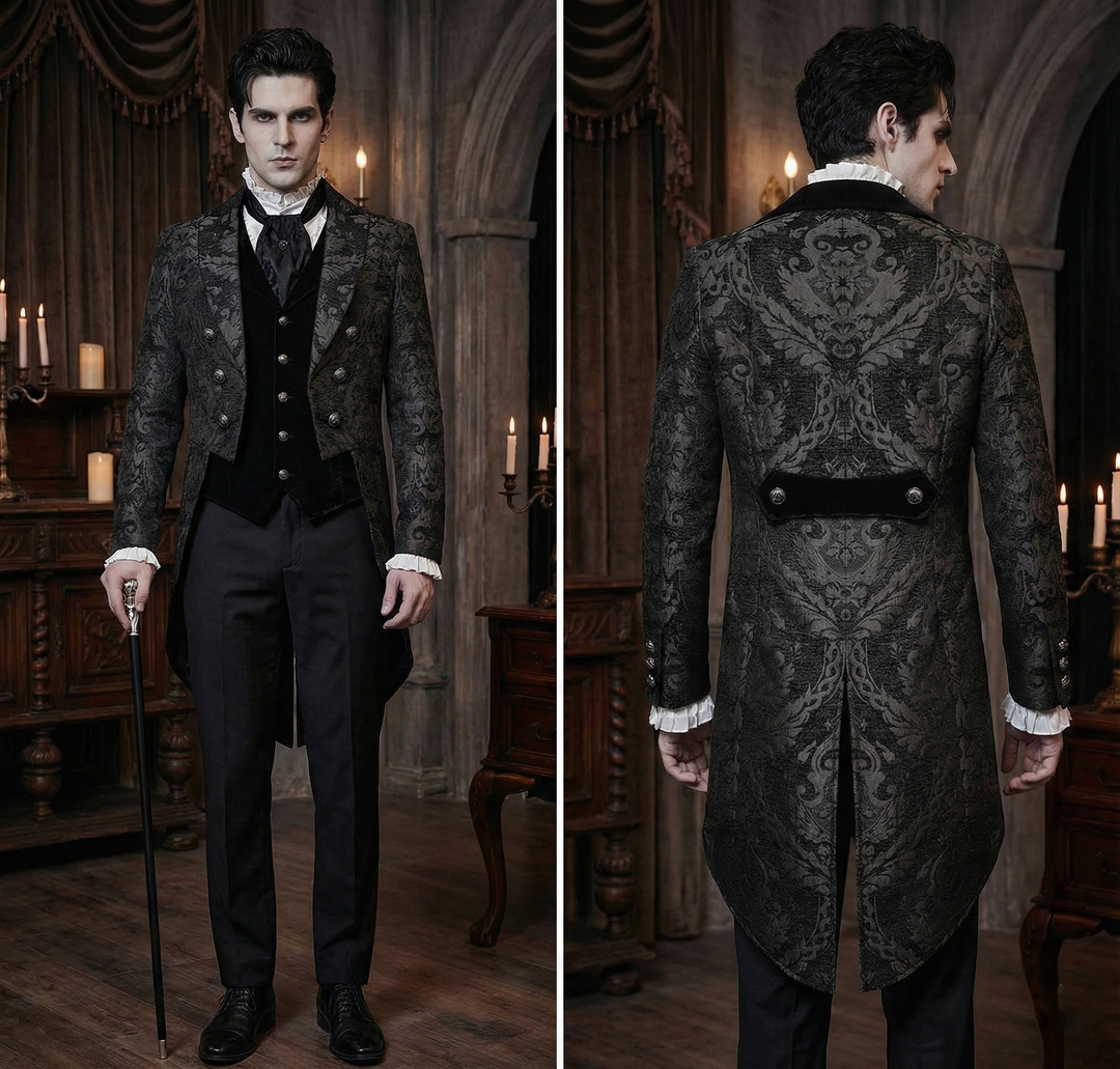 Nocturne Damask Tailcoat